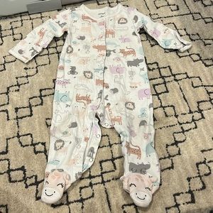 Carters 9 Month Footie Pajamas